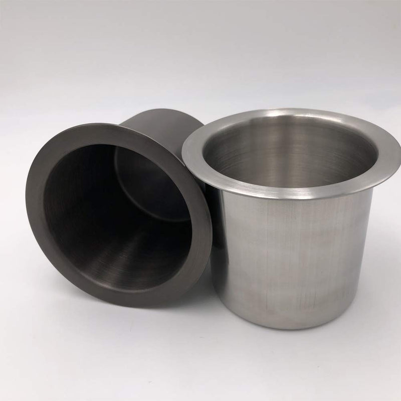 Xinally Run Pack of 1 Stainless Steel Drop-in Cup Drink Holder Poker Table Drink Holder Black - BeesActive Australia