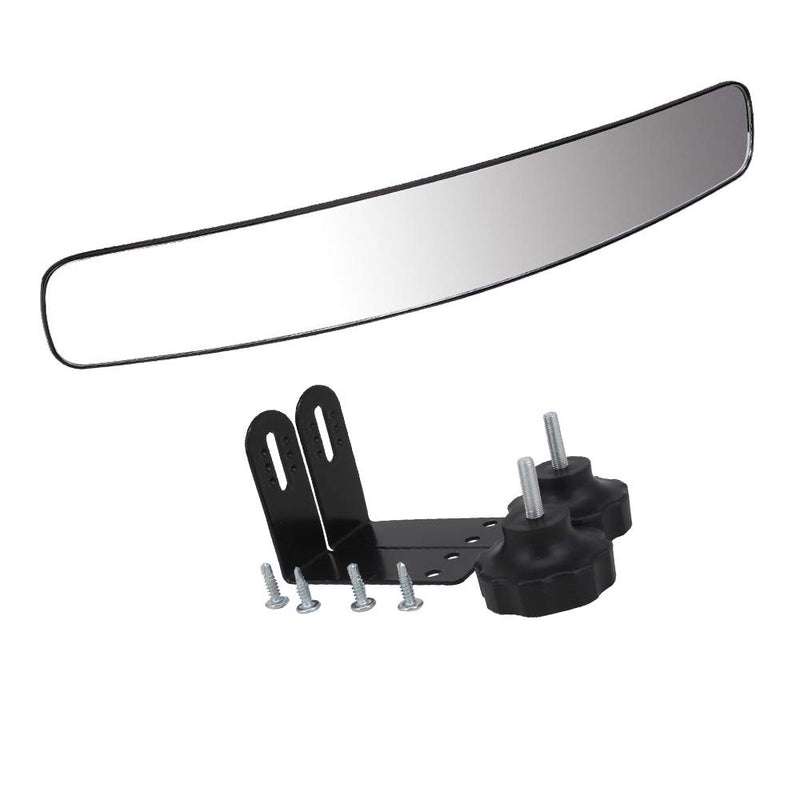 HKOO Golf cart Rear View Mirror,16.5" Extra Wide 180 Degree Panoramic Rear View Mirror Fit for Golf Cart EZGO Club Car Yamaha (Rear View Mirror) - BeesActive Australia