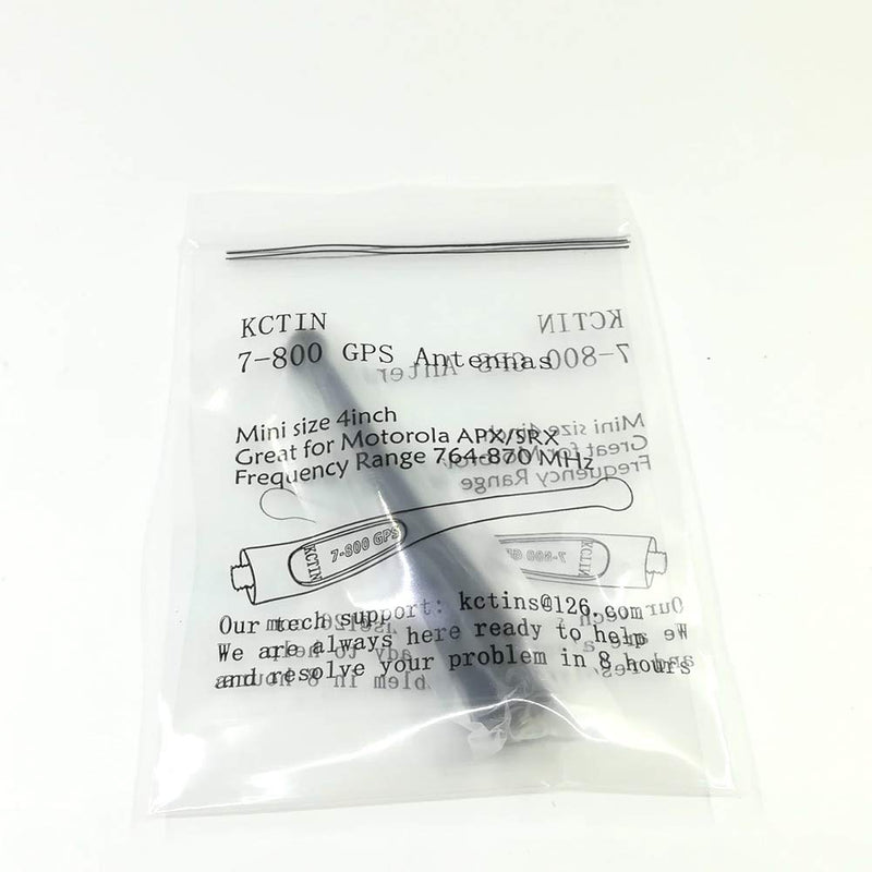 [AUSTRALIA] - Antenna for Motorola APX 764-870MHz Singla Band and 7-800 GPS (NAR6595A Stubby) by KCTIN (1 Pack) 