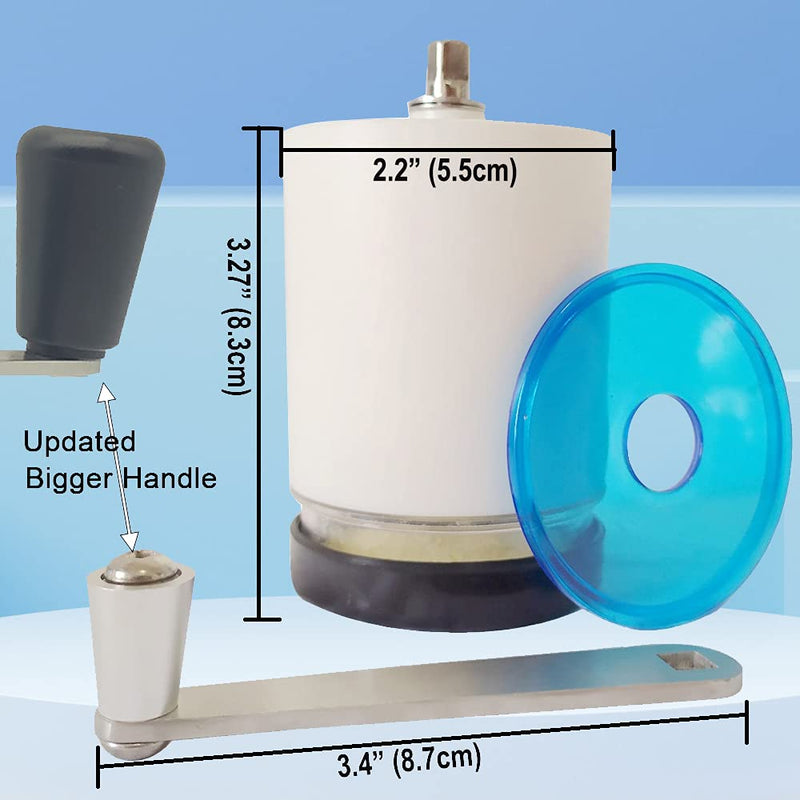 CoaGu Pill Crusher Pulverizer Grinder Save More Labour Power to Crush Multiple Tablets to a Pulverized Powder Blue Cover - BeesActive Australia