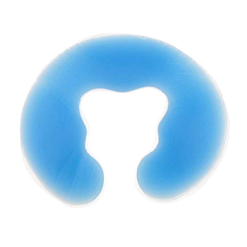 SGerste Silicon Spa Pillow Gel Face Pad Facial Rest Body Back Massage Table Bed Spa Beauty Massage Pillow Cushion Cradle - Blue, 27.5 x 25cm - BeesActive Australia