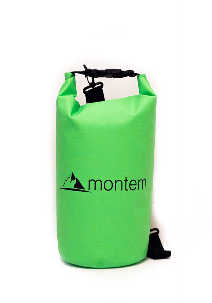 [AUSTRALIA] - Montem Premium Waterproof Bag/Roll Top Dry Bag - Perfect for Kayaking/Boating/Canoeing/Fishing/Rafting/Swimming/Camping/Snowboarding Green 5L 