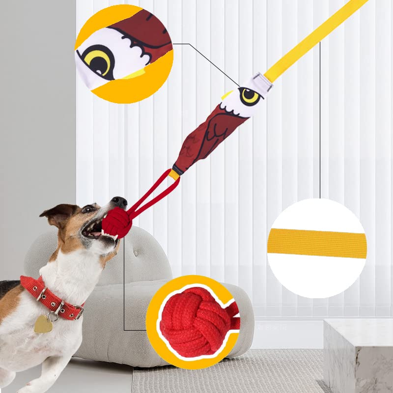 Yizocenguo Dog Rope Toys, Dog Chew Toys for Aggressive chewers,Tug of war Dog Toy, Dog Squeaky Toys, Tough Durable Pull Toys for Small Dogs (Eagle) - BeesActive Australia
