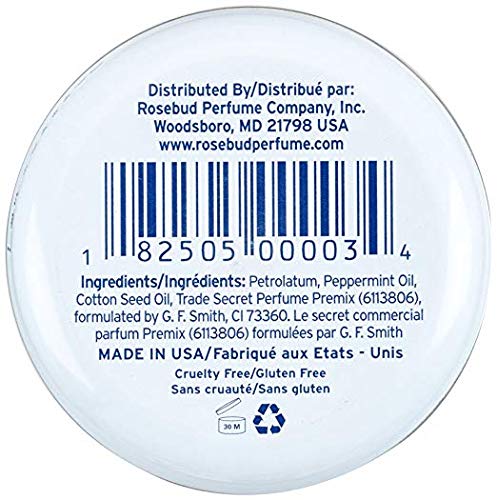 Rosebud Perfume Co. MINTED ROSE Lip Balm Two Pack: 2 x 0.8 tins - BeesActive Australia