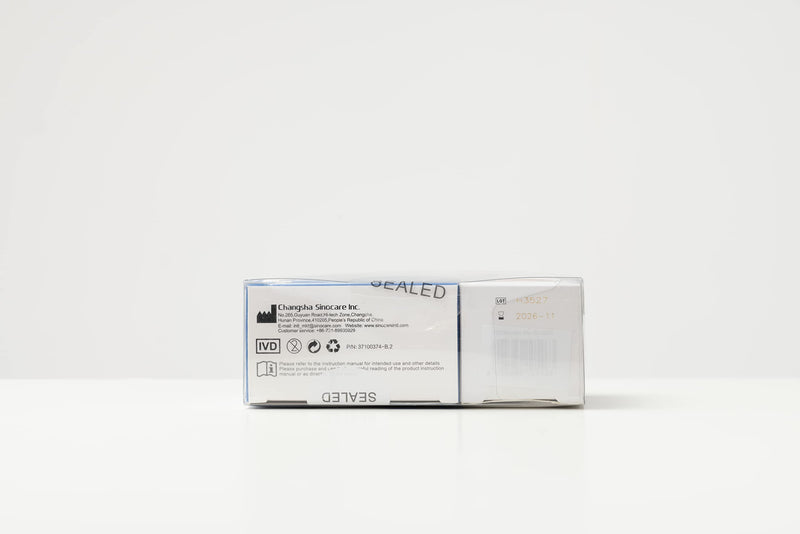 Sinocare Blood Glucose Test Strips (Safe AQ Angel), 50pcs Blood Glucose Test Strips for Safe AQ Angel Blood Sugar Monitor, 50pcs No Coding Test Strips & 50 Lans. (Safe AQ Angel Strips- 50) Safe Aq Angel Strips- 50 - BeesActive Australia