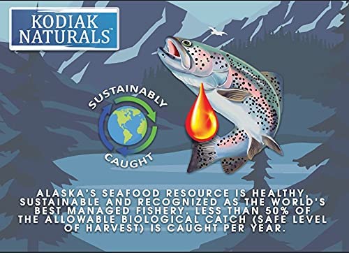 Kodiak Naturals, Wild Alaskan Salmon Oil Formula for Dogs & Cats, a Balanced Blend of Pure Fish Oils with EPA and DHA from Wild-Caught Fish. Support for Skin & Coat, Joints, and Immune Health 18 OZ - BeesActive Australia