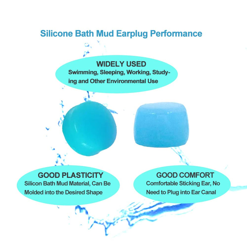 5 Pairs Reusable Super Soft Silicone Earplugs, Comfortable Ear Plugs That can Quickly Eliminate Noise, Suitable for Swimming, Sleeping, Snoring, Working, Studying, Loud Noise - BeesActive Australia