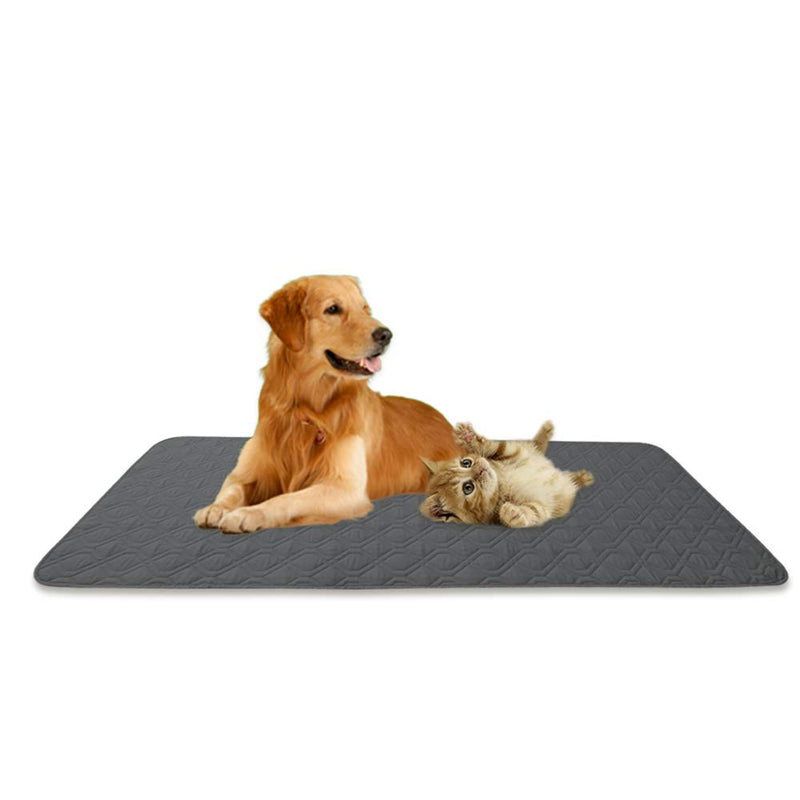 SUNNYTEX Waterproof Dog Bed Cover Dog Mat Pet Pad Pet Blanket for Couch Sofa Bed Mat Anti-Slip Furniture Protrctor 30 x 70 in (Pack of 1) Dark Grey - BeesActive Australia