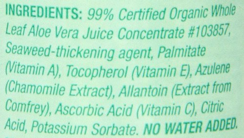 Aloe Life - Skin Gel and Herbs, 99 % Certified Organic, Whole Leaf Aloe Vera Plus Vitamin A, C, E and Herbs, Whole Leaf Aloe Vera is Concentrated to Give the Best Results (Unscented, 8 Ounces) 8 Ounce (Pack of 1) - BeesActive Australia