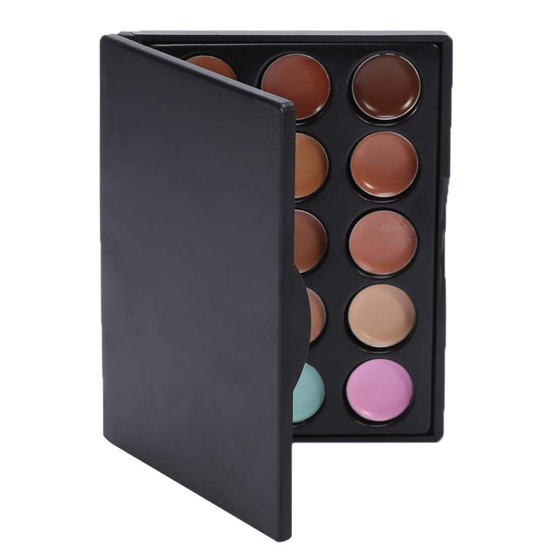 Concealer Palette,15 Colors Professional Concealer Make Up Face Eye Circle Cover Cream Contouring Foundation/Concealer Palette Highlighting Makeup Tool for Girls Gift(15 Colors) 15 Colors - BeesActive Australia