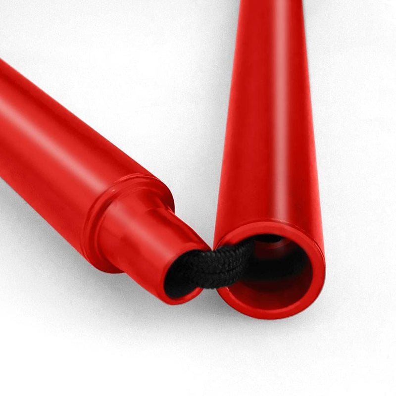 Flexyfoot Shock Absorbing Oval Handle Walking Stick - Improved Comfort, Improved Safety, Improved Grip – Colour: Red Single - BeesActive Australia
