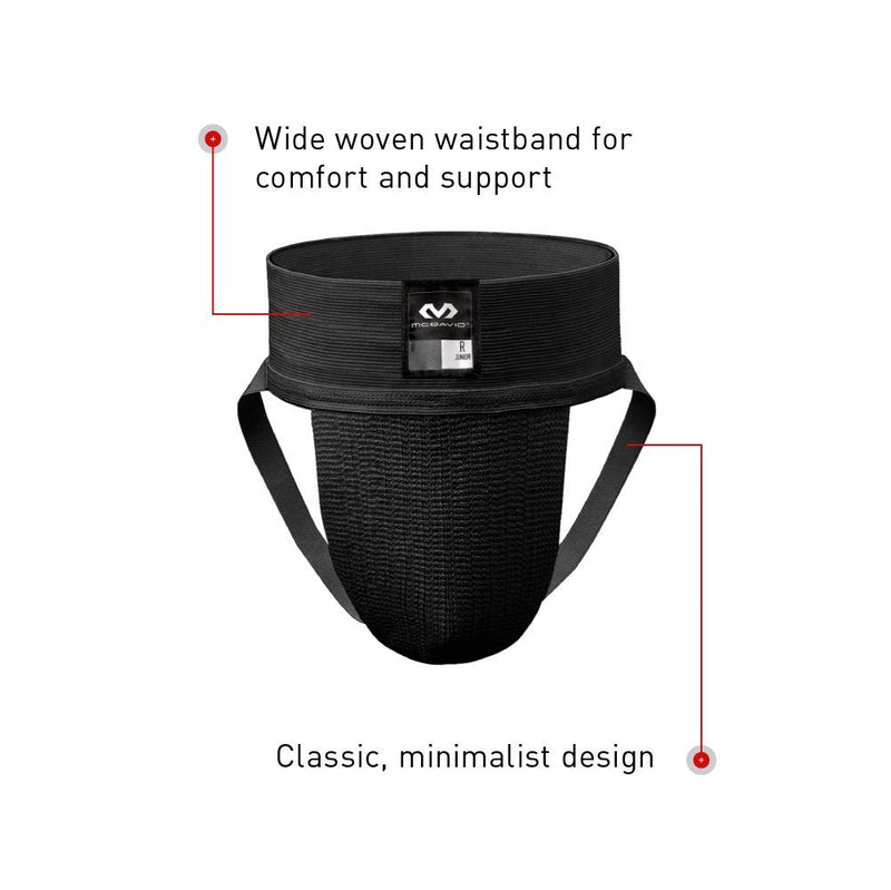 Mcdavid Jockstrap, Athletic Supporter w/ Stretch Mesh Pouch, Athletic Supporters for Men, 2 Pack Small Black - BeesActive Australia