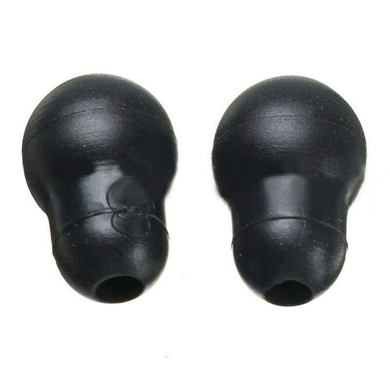 10pcs Super Soft Earplug Eartips Earpieces for Littmann Stethoscope Silicone Black 10pcs Black - BeesActive Australia