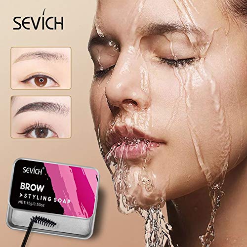 gowwim Brow Styling Soap-Clear Eyebrow Soap Kit, Wild Eyebrow Shaping Soap Long Lasting Waterproof Natural. - BeesActive Australia