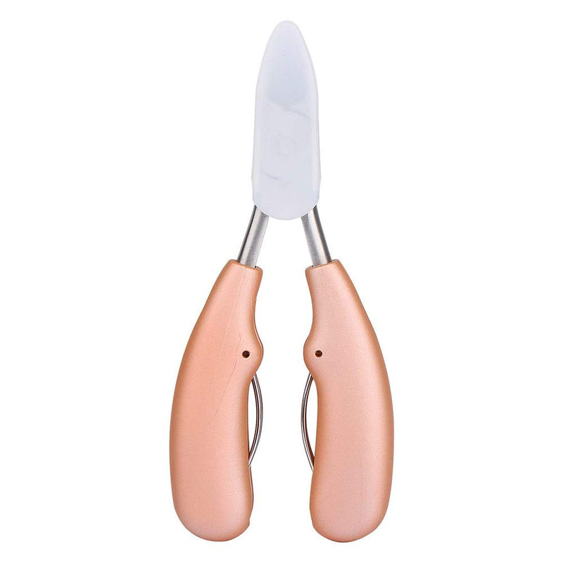 JISTL Nail Clippers for Ingrown/Thick Toenail Surgical Grade Stainless Steel Sharp Blades with Soft Ergonomic Handles for Easy Grip Best Nail Clipper & Pedicure Tool (Rose gold) Rose gold - BeesActive Australia