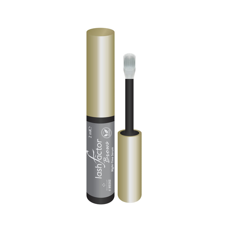 Lashfactor Brow Rapid Brow Growth Serum For Thicker and More Defined Eyebrows Dip in Applicator, Vegan and Cruelty Free 2ml - BeesActive Australia