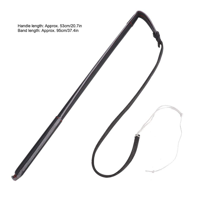 Pssopp Cowhide Dog Agitation Whip Dog Teaser Wand Dog Training Whip Dog Teaser Wand Outdoor Playing for Pulling, Chasing, Chewing, Teasing, Training - BeesActive Australia
