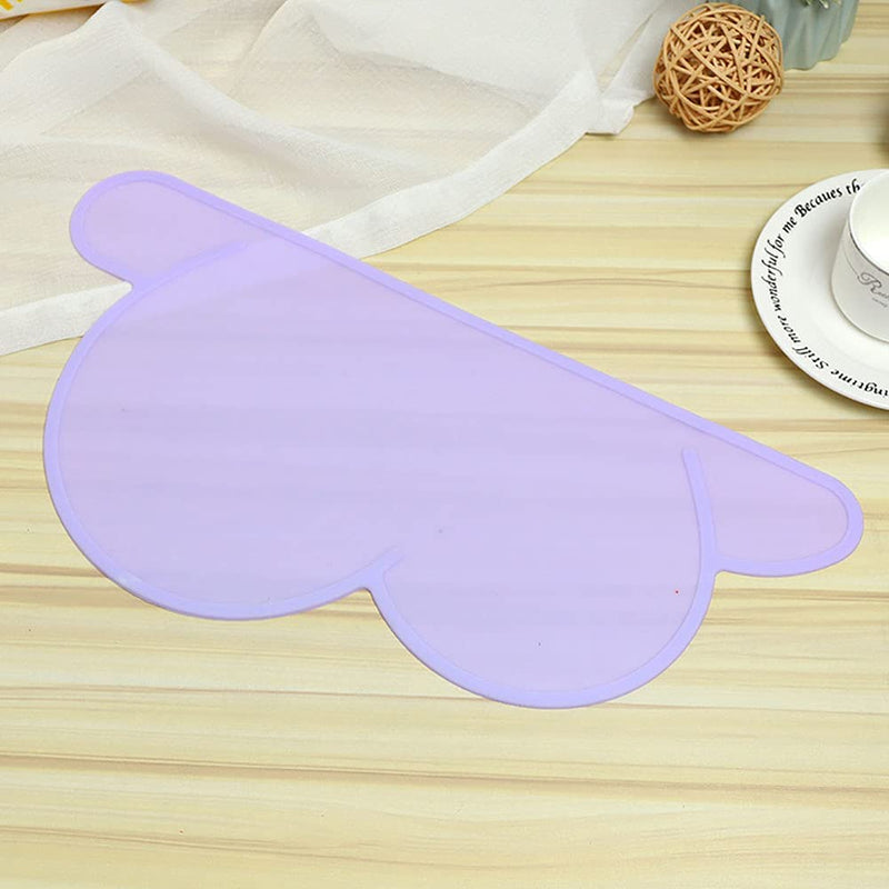 Luck Dawn Cat Placemat Cat Feeding Mat，Premium Silicone Anti Slip Waterproof Pet Feeding Mats with High Lips，Pet Food Tray for Dogs, Cats & Others Animal Purple - BeesActive Australia