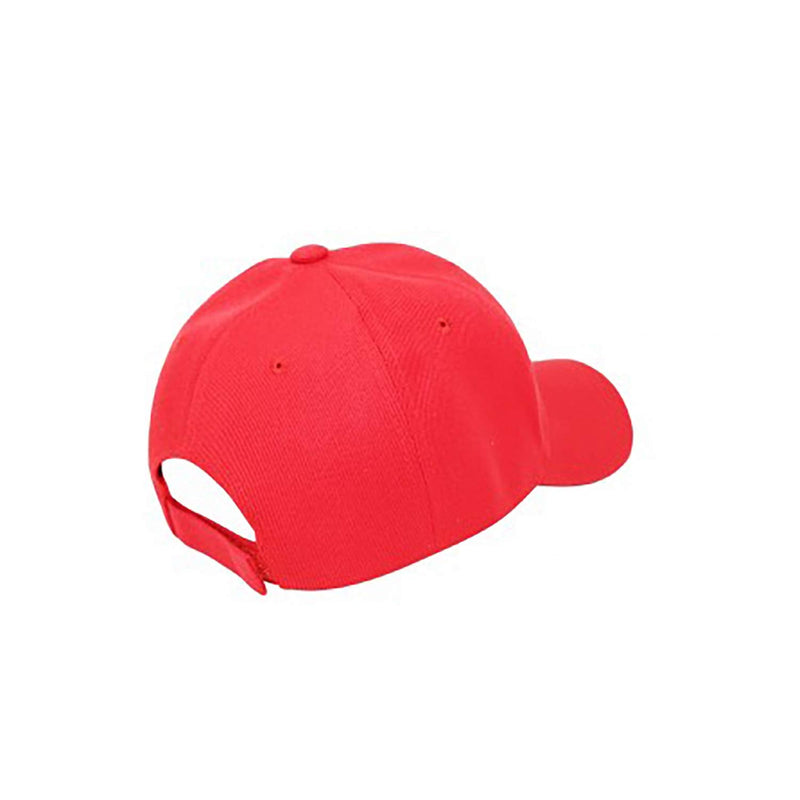 Balec Plain Baseball Cap Hat Adjustable Back Red - BeesActive Australia