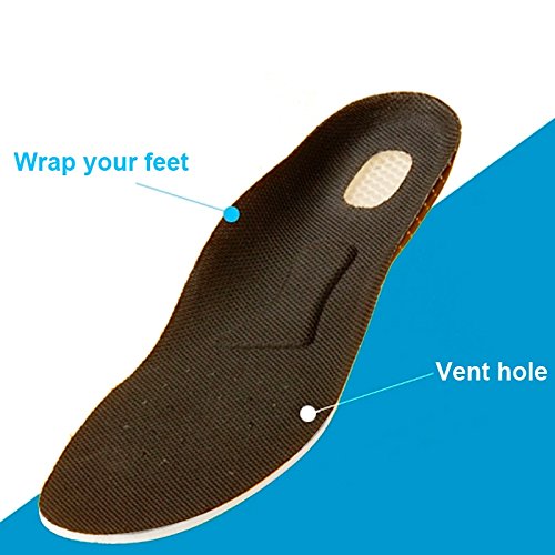 Arch Support Insoles Women Plantar Fasciitis Support Insoles for Men or Women with Flat Feet 3.5 to 6 UK (36-39 Europe) - BeesActive Australia