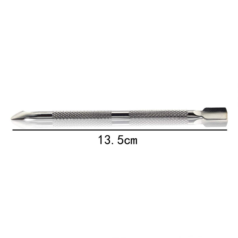 Cuticle Pusher and Cutter, Manicure and Pedicure ToolsStainless Steel Nail Tool for Cleaning Dirt, Silver - BeesActive Australia
