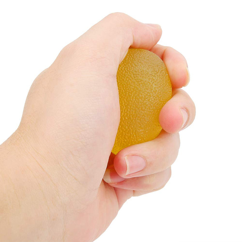 Egg-Shaped Grip Ball, 3Pcs Stress Relief Hand Exercise Ball Soft Rubber Oval-Shaped Wrist Rehabilitation Grip Ball for Kids Adult - BeesActive Australia