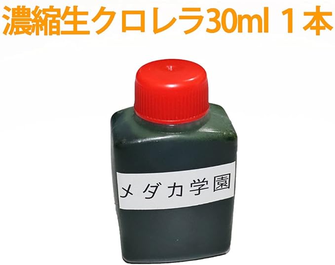 [Mail-bin Shipping] Concentrated Raw Chlorella Solution 1.0 fl oz (30 ml) 1 Bottle (Total 1.1 fl oz (30 ml) Super Raw Chlorella Green Water [Medaka Gakuen] (30ml) - BeesActive Australia