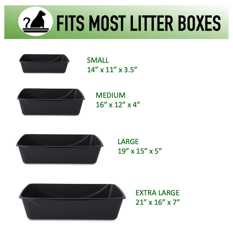 Cat Litter Box Liners Drawstring XL (30 Bags) 39" x 17" Super Jumbo Scratch Resistant Extra Heavy 2 Mil Litter Tray Cat Box Liner Bags (30 Count) Large - BeesActive Australia