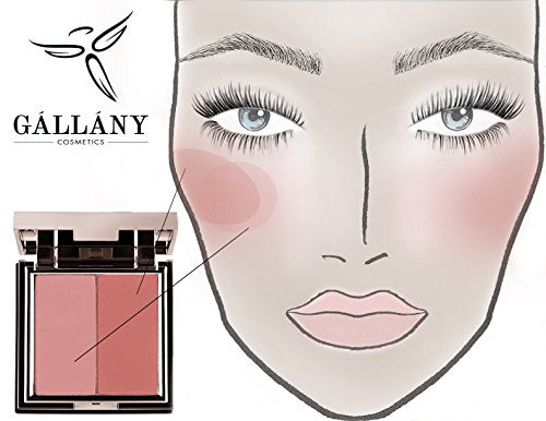 Cheek and Face Duos Cheek fleek Blush by Gallany Cosmetics - BeesActive Australia