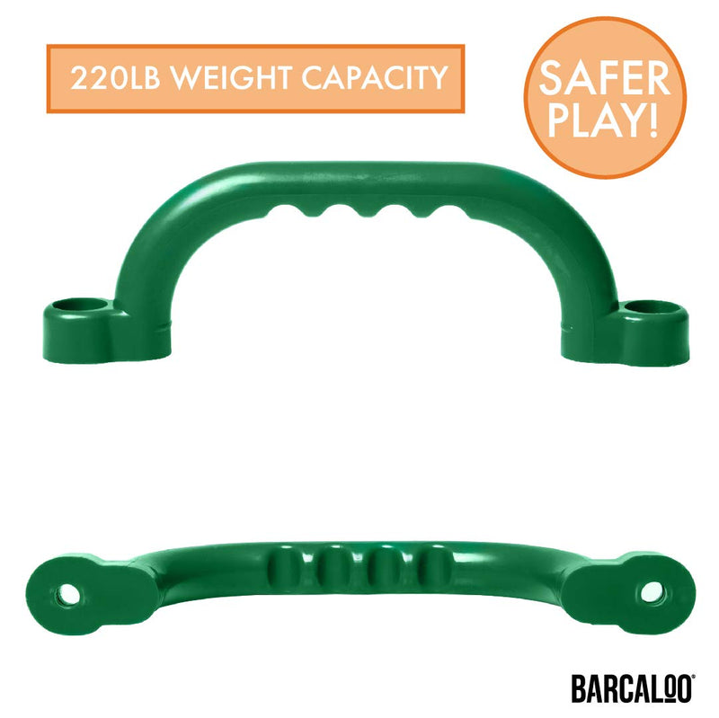 Playground Safety Handles - Green Grab Handle Bars for Jungle Gym 7 inch, Green - BeesActive Australia