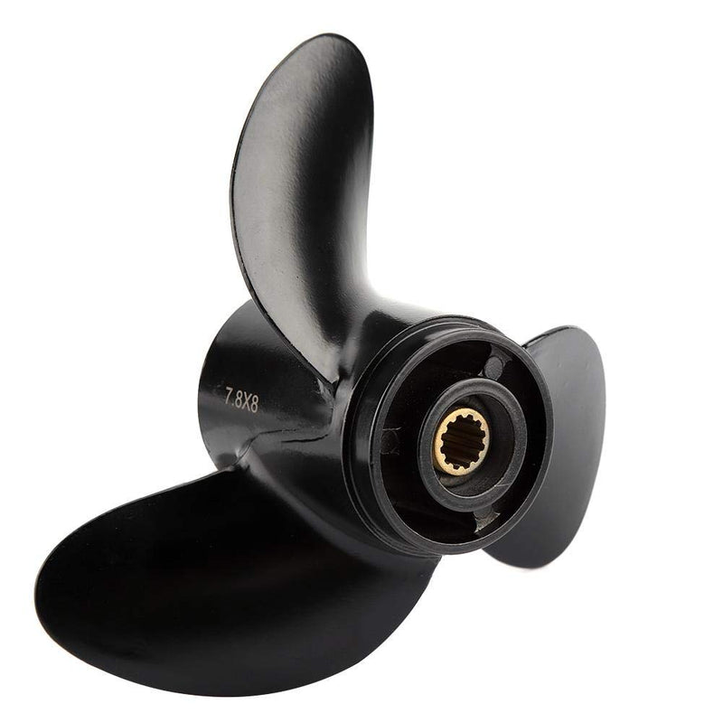 Aramox Propeller,Aluminum Alloy Propeller 7.8x8 for Tohatsu Nissan Mercury Outboard 4HP 5HP 6HP - BeesActive Australia