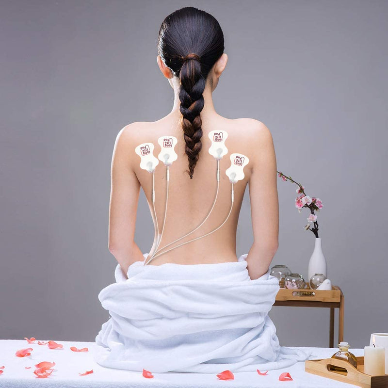 10 Pieces TENS Electrodes Pad Replacement Pad for TENS Unit TENS Electrode Pad Adhesive Gel Pads for Omron - BeesActive Australia