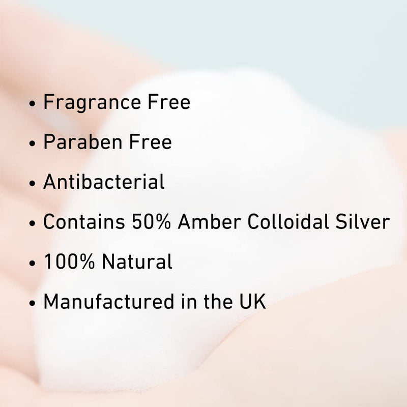 Nature's Greatest Secret All Natural Premium Quality Antibacterial Colloidal Silver Foaming Soap Handfoam 60ml - BeesActive Australia