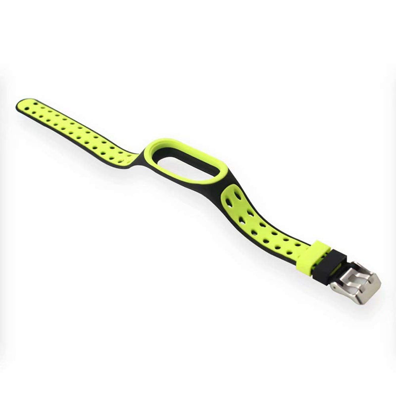 T-BLUER Compatible with Xiaomi Mi Band 5/Mi Band 6 Band,Silicone Colorful Replacement Strap Wristband for Xiaomi Miband 5/6 with Clasps Fitness Band Suitable to, No Tracker Included 2PCS02 - BeesActive Australia