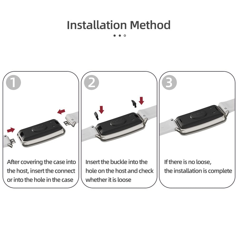 MIJOBS Band strap Compatible with Huawei Watch Fit Smartwatch Stainless Steel Bracelet Wristband Link Metal Watch Band for Watch Fit Accessories Milan,Black - BeesActive Australia
