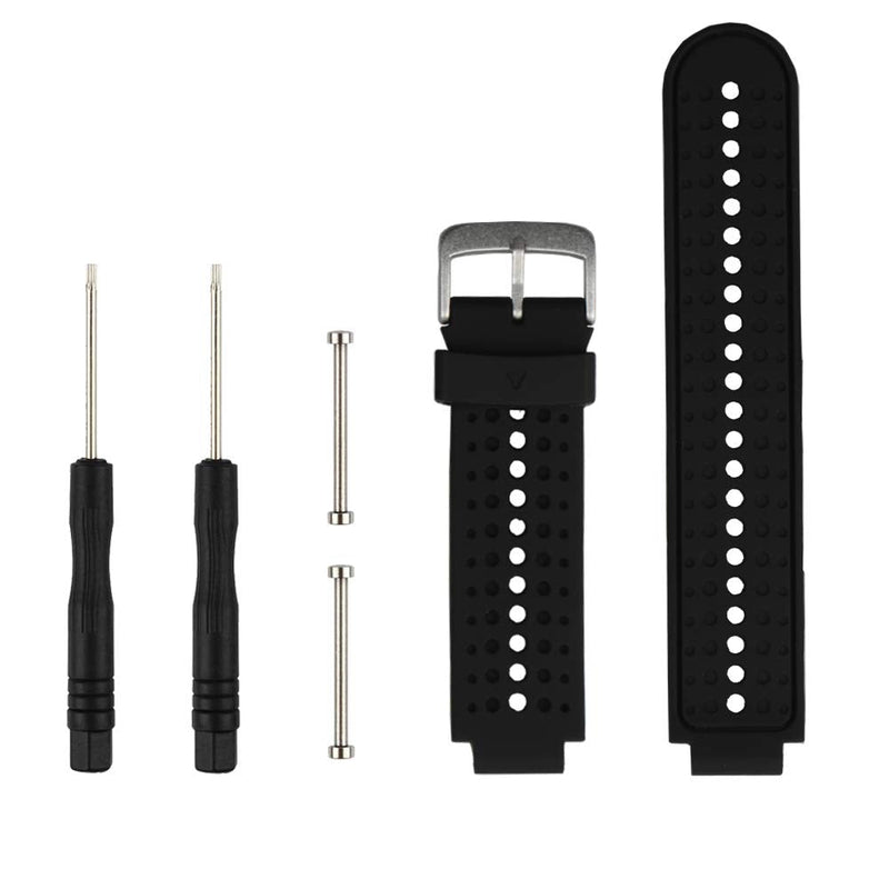 honecumi for Garmin Approach S20 S5 S6 Watch Bands Replacement Accessory Silicone Sport Wristband Strap for Approach S20 Smartwatch… black-black - BeesActive Australia