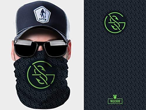 [AUSTRALIA] - Catch Co Googan Squad Logo Necko Face Shield Black 