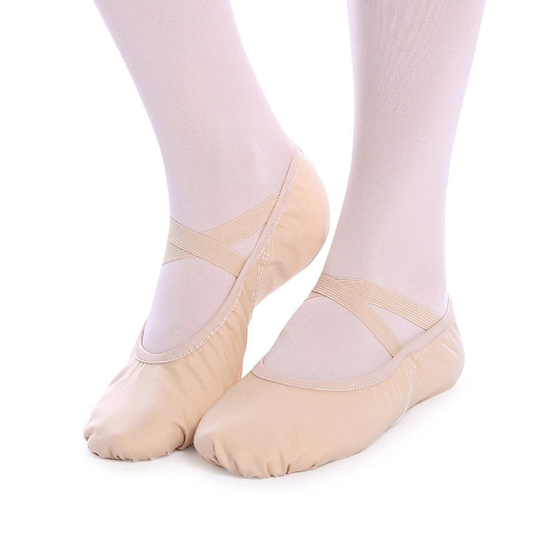 Ballet Shoes for Women Girls, Women's Ballet Slipper Dance Shoes Canvas Ballet Shoes Yoga Shoes 8.5 Light Pink - BeesActive Australia