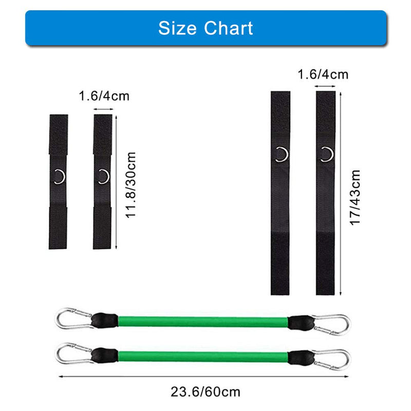 KIKIGOAL Volleyball Training Pass Rite Aid Resistance Band, Elastic Volleyball Resistance Belt Set for for Agility Training, Practicing Serving, Arm Swing Passing - BeesActive Australia