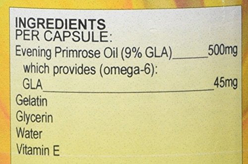 Health Plus Evening Primrose Oil 500mg Omega-6 Supplement - 90 Capsules 90 count (Pack of 1) - BeesActive Australia