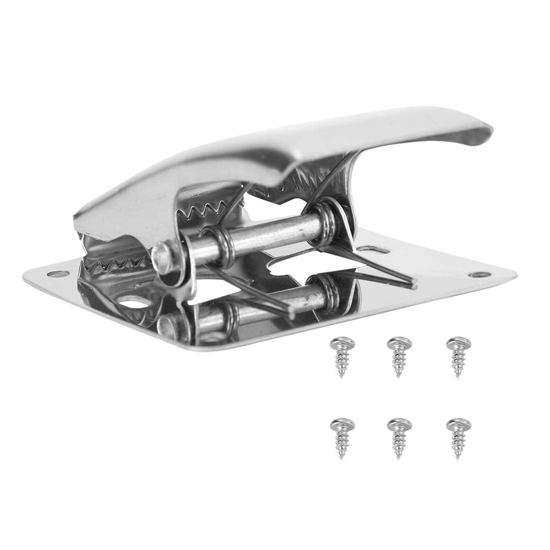 Stainless Steel Fish Fillet Clamp, Fish Cutting Clip Fish Tail Clip Deep-Jaw Fish Clamp With 4 Screws, Easy To Install On Cleaning Table,Fish Clamp For Cutting Board For Easy Cleaning And Filleting - BeesActive Australia