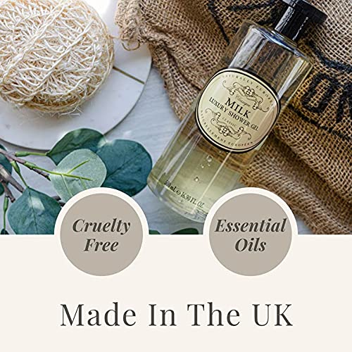 Naturally European Luxury Milk Organic Body Wash - 500ml | No SLS and Parabens | Cleansing and Moisturising Lotion Shower & Bath Gel | For Men and Women - BeesActive Australia