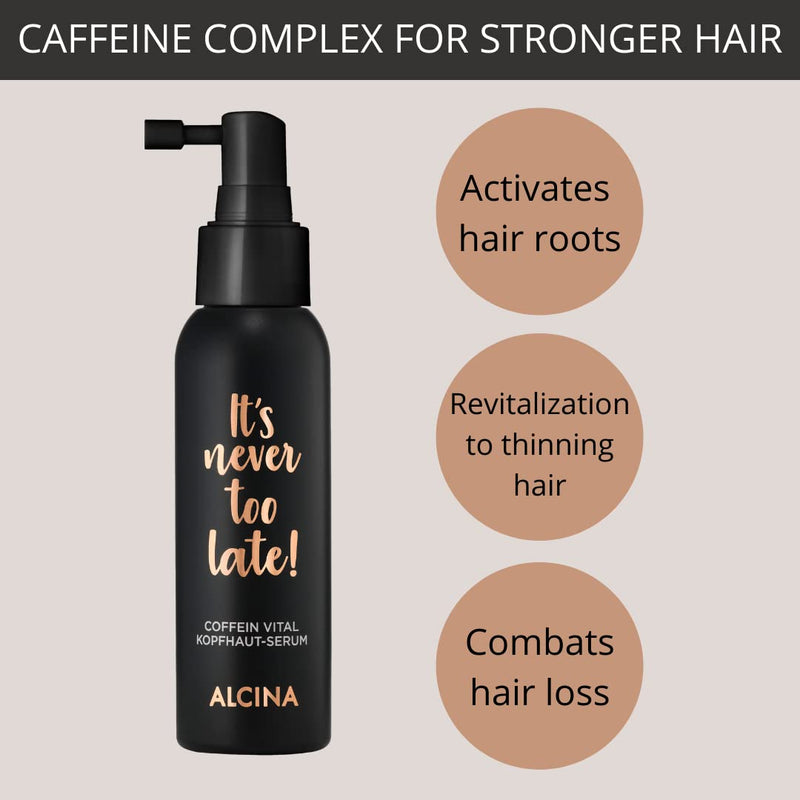 ALCINA Caffeine Vital Shampoo Conditioner and Hair Growth Serum Set | For Longer and Stronger Hair | Professional Hair Care Made in Germany - BeesActive Australia