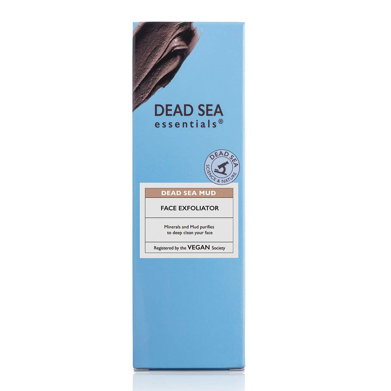 Dead Sea Essentials Mud Face Exfoliator-Dead Sea Minerals & Mud Powered Facial Exfoliator-All Skin Types-Made in Israel-Clean Cruelty Free Skincare-Travel Ready – 3.38 Fl oz-100 ml - BeesActive Australia