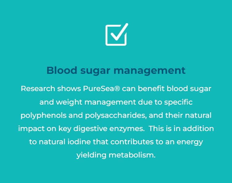 Iodine - Organic Scottish Sea Kelp - PureSea® Natural - UK Made - Zero Additives - Vegan (120 Capsule Pouch) - BeesActive Australia