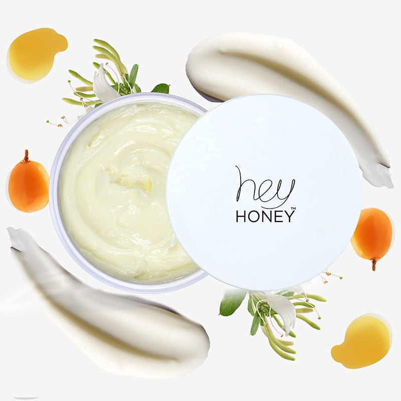 Hey Honey, On and On, Honey Cream to Oil Body Massage. Delectable Blend of Oils, moisturizing Honey extracts, and botanicals Leaves Skin Silky Smooth and hydrated. 6.7 oz. - BeesActive Australia