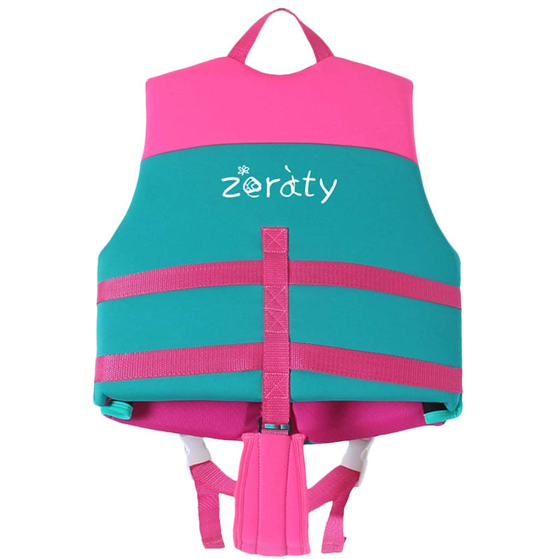 Zeraty Kids Swim Vest Life Jacket Flotation Swimming Aid for Toddlers with Adjustable Safety Strap Age 1-9 Years/22-50Lbs Pink M(Age Recommend 4-6 Years) - BeesActive Australia
