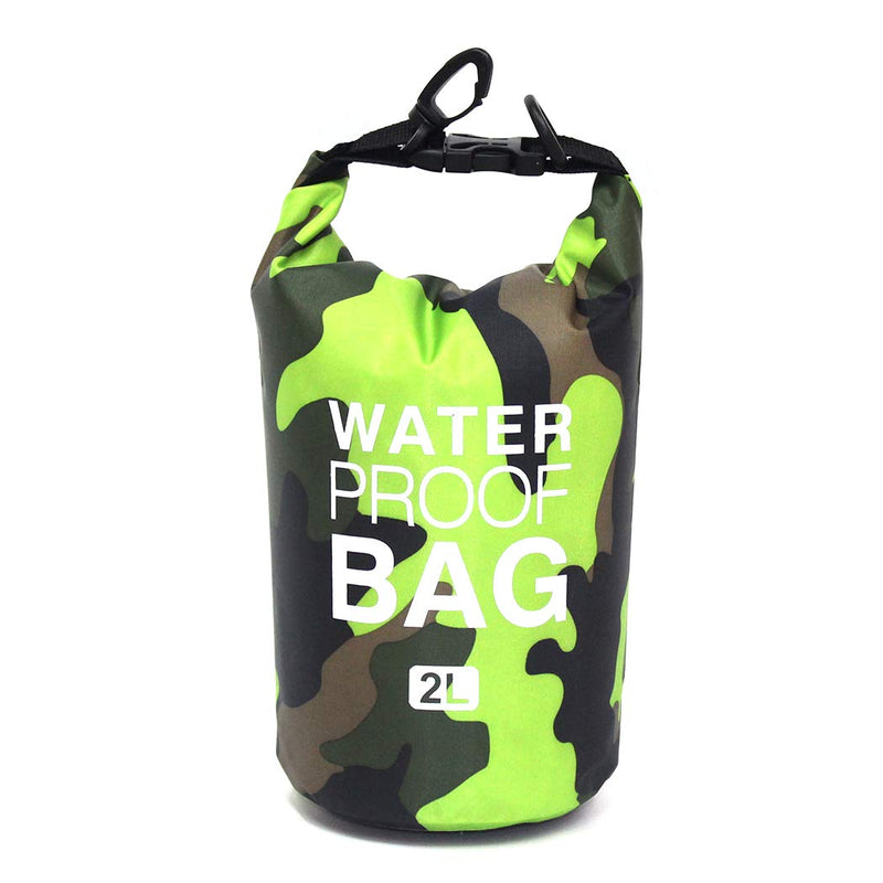 [AUSTRALIA] - Loovit Waterproof Dry Bag 2L/5L/10L/15L/20L/30L, Roll Top Sack Keeps Gear Dry for Kayaking, Rafting, Boating, Swimming, Camping, Hiking, Beach, Fishing with Free Waterproof Phone Case Green 5L 