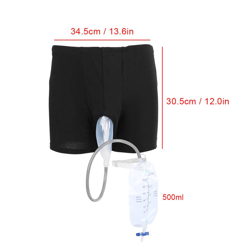 Reusable Male Urinal Pee Leg Bags 500ml,Urine Bag Pants Collection Bag Silicone Urine Funnel Pee Holder Collector with Catheter - BeesActive Australia