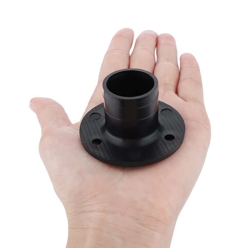 VTurboWay 2 Pcs Nylon 53 x 30mm Boat Floor Deck Drain Fit for Yacht Kayak Deck Drainage Supplies, Black, Free Mounting Screws - BeesActive Australia